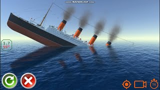 RMS Aquitania Sinking  Ship Handling Simulator  Ship Mooring 3D [upl. by Pahl]