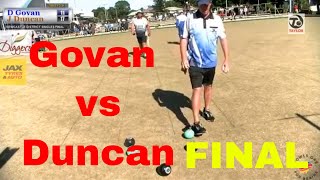 Lawn Bowls Singles Final 2021 Duncan vs Govan [upl. by Nedyaj]