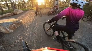 TASSIE SUNSET LAPS  HUMBUGS FREERIDE LINE [upl. by Kcirddes]