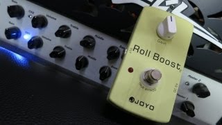 Joyo Roll Boost  Pedal Demo  Boosting 7 different Amps [upl. by Ellehsal]