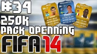 Fifa 14 Ultimate Team 34 250K PACK OPENNING  INFORM [upl. by Nadabus]