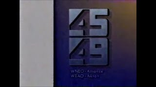 WNEO WEAO Ident 1994ish g1 [upl. by Ecarret]