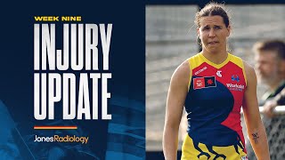 AFLW Jones Radiology Injury Update R9 [upl. by Chung]