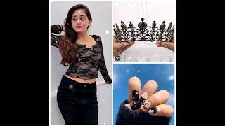 bindass Kavya and all beautiful youtuber with crown and nailsytviralviral [upl. by Eniotna]