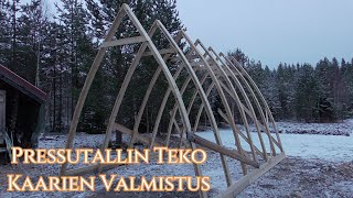 Trailerille oma pressutalli  Lautakaarien Valmistus [upl. by Lrub]