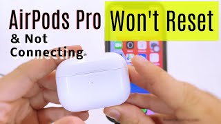 Fix AirPods Pro Wont Reset Or Connect issues in 2024 101 Solved [upl. by Eipper]