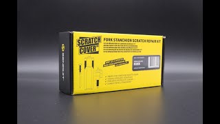 Introducing Scratch Cover the most advanced solution to remove a scratch on a fork stanchion [upl. by Andre]