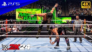 WWE 2K24  Seth Rollins vs Damian Priest  WWE Money in the Bank 2024 Full Match  PS5™ 4K60 [upl. by Rosie31]