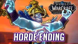 WOW BFA HORDE ENDING Zul and The Old God VS Rastakhan and The Loa For Zandalar Scenario [upl. by Feodore]