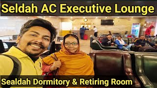 Sealdah Railway Station Retiring Room  Sealdah AC Dormitory  Sealdah AC Executive Lounge 2024 [upl. by Airyk461]