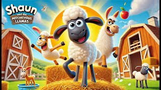 Title Shaun and the Mischievous Llamas A Farmyard Adventure  Fun Kids Storytime [upl. by Gamber]