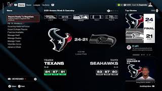 Texansseahawks IMFL [upl. by Alatea]