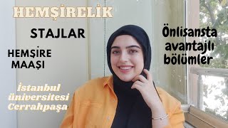 Hemşirelik hakkında her şey 🤓Maaşlar💸Önlisans bölümleriCerrahpaşa hakkında merak edilenler 💁 [upl. by Nicolina]