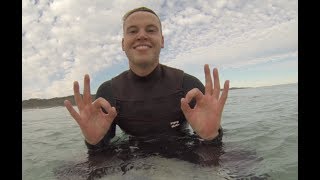 SURFING IN JERVIS BAY  Caves Beach [upl. by Rashidi]