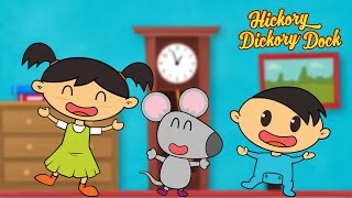 Hickory Dickory Dock  Extended Song with Lyrics  Nursery Rhymes for Kids by Luke amp Mary [upl. by Breana]