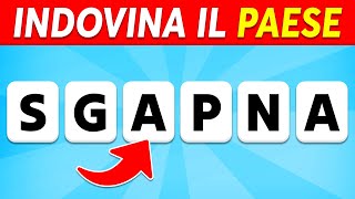 Indovina il Paese dal Nome Anagrammato  Quiz sui Paesi [upl. by Zeculon]