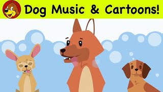 Dog TV For Dogs To Watch 💖 Cartoon Stimulation amp Calming Dog Therapy Music To Relax Puppies [upl. by Cozmo]