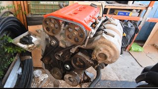 Renault Clio Williams Engine rebuild  LIKE NEW And Back In The Engine Bay [upl. by Terry596]