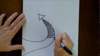 How to Draw a Dragon Tail Cartoon with doodleacademy [upl. by Legim]