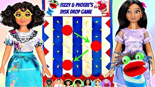 Disney Encanto Play Fizzys Disk Drop Game to Build Casita House [upl. by Adneram]