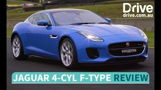 2018 Jaguar FType fourcylinder First Drive Review  Drivecomau [upl. by Lanford803]