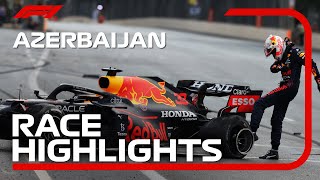 Race Highlights  2021 Azerbaijan Grand Prix [upl. by Mart]