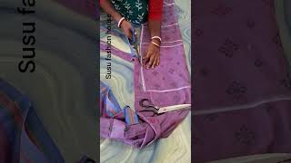 চুড়িদার cutting✂️for beginners🏠fashion ytshort💐 subscribe for more💁👍❤️ [upl. by Hanauq450]