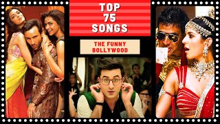 Top 75 FUNNY BOLLYWOOD Songs [upl. by Airotkciv405]