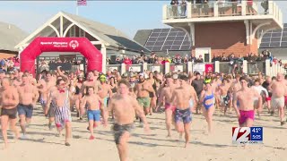 Special Olympics RI raises more than 100000 during annual Penguin Plunge [upl. by Nylekcaj5]