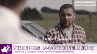 SPOT  Vitesse amp erreur  campagne choc en Nouvelle Zélande [upl. by Ainesell]