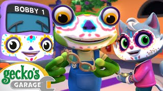 Gecko amp Kats Spooky Fiesta  Geckos Garage  Trucks For Children  Cartoons For Kids [upl. by Dine]