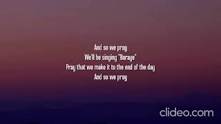 Coldplay  We Pray Lyrics [upl. by Emiolhs]