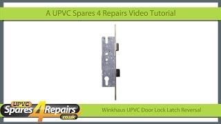 Winkhaus Door Lock Case Latch Reversal [upl. by Ulland]