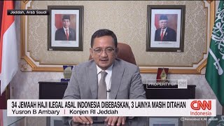 34 Jemaah Haji Ilegal Asal Indonesia Dilepaskan 3 Lainnya Masih DItahan [upl. by Sillig659]