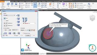 Autodesk Inventor  Fastest concentric holes [upl. by Afrika403]