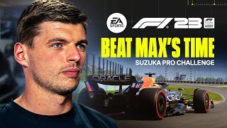 F1® 23  Take on Max Verstappen’s Lap Time at Suzuka  Pro Challenge [upl. by Lesley508]