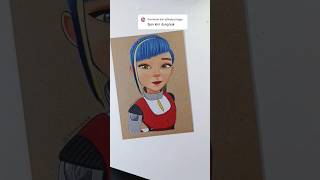 ✨Menggambar Ejen Kim ✨ ejenkim ejenali youtubeshorts drawing art [upl. by Hsac]