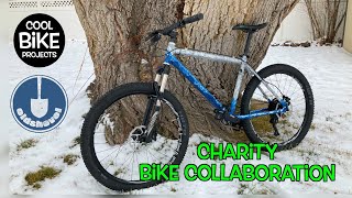 Charity Bike Collaboration Part 3 Custom Painted Mountain Bike [upl. by Donela86]