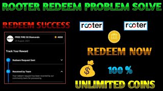 Rooter App Redeem Problem Solve in Tamil 2024  Rooter app Withdraw problem solve 2024 [upl. by Heddie132]