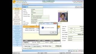 FinAcc  Pawnbroking Software Creation of New Loan Gold Finance Software Demo Pawnbroker videos [upl. by Buxton]