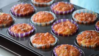 Des muffins salés façon pizza [upl. by Niahs]