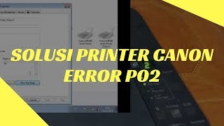 Solusi Printer Canon Error P02 [upl. by Bobker]