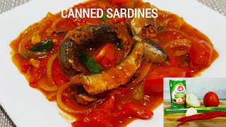 Quick and easy canned sardines recipe [upl. by Dnalkrik796]