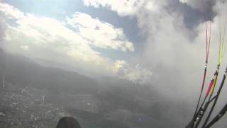 Levico Terme parapendio paragliding Gleitschirm Monte Panarotta GoPro HD Tequila2 advance impress2 [upl. by Ketty603]