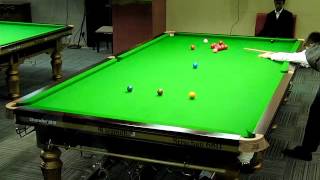 DongHK vs Shaun Dalitz AUS at the World U21 Snooker Championship 2012part1 [upl. by Panaggio721]