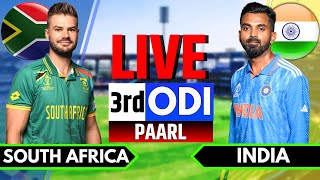 India vs South Africa 3rd ODI  Live Score amp Commentary  India vs South Africa Live IND vs SA Live [upl. by Yalahs]