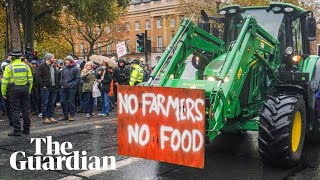 The view from the UK farmers protest mistrust anger and blaming Bill Gates [upl. by Schroer720]