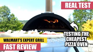 FAST REVIEW  Walmart Expert Grill Pizza Oven Only 117 [upl. by Lorrimer]