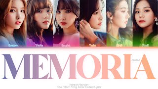 GFRIEND 여자친구 Memoria Korean Ver Color Coded Lyrics HanRomEng [upl. by Larret]