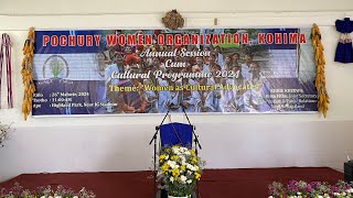 Pochury Women Organization Kohima Women cultural dance Apoksah and Kamaleah Range [upl. by Htims]